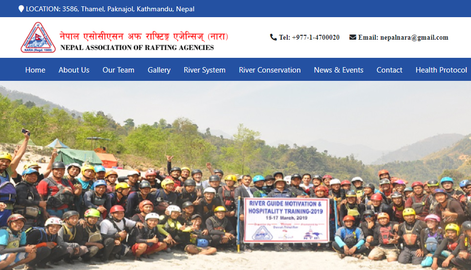 Nepal  Association of Rafting